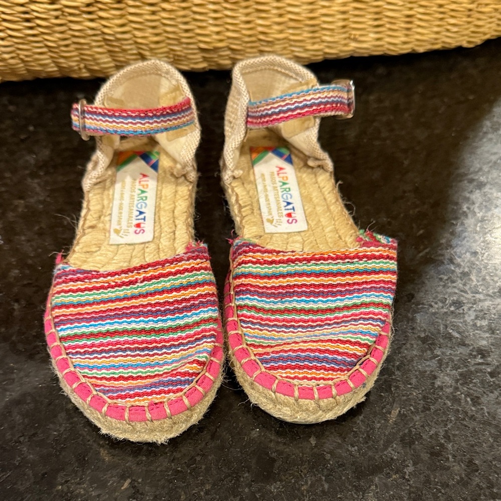 Alpargatus Kids Multicolor Striped Sandals